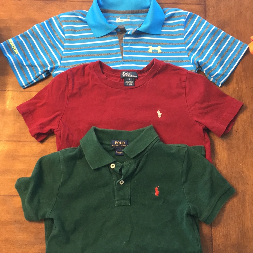 Boys size 7 3-shirt set of play shirts
